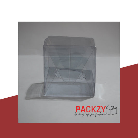Clear, PVC Plastic Cupcake and Candle Box  – Transparent Packaging for Cupcakes, Candles, and Sweets