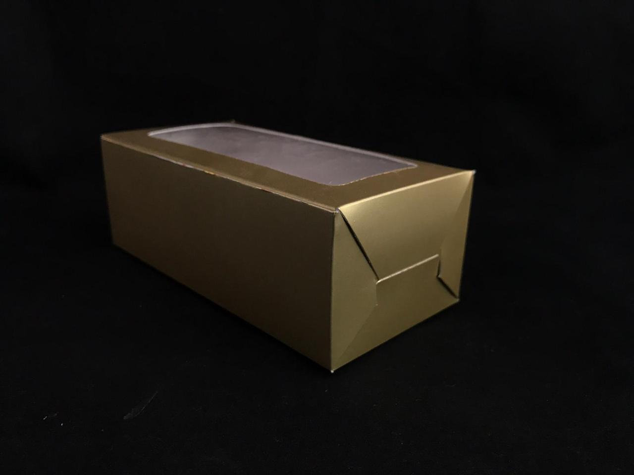 Clear Mini Box for 4 Macarons or Small Brownie Pieces – Elegant Dessert Packaging