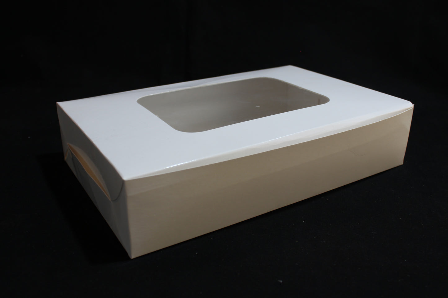 Bakery Box for Donuts & Brownies (7"x11"x2" Inches)
