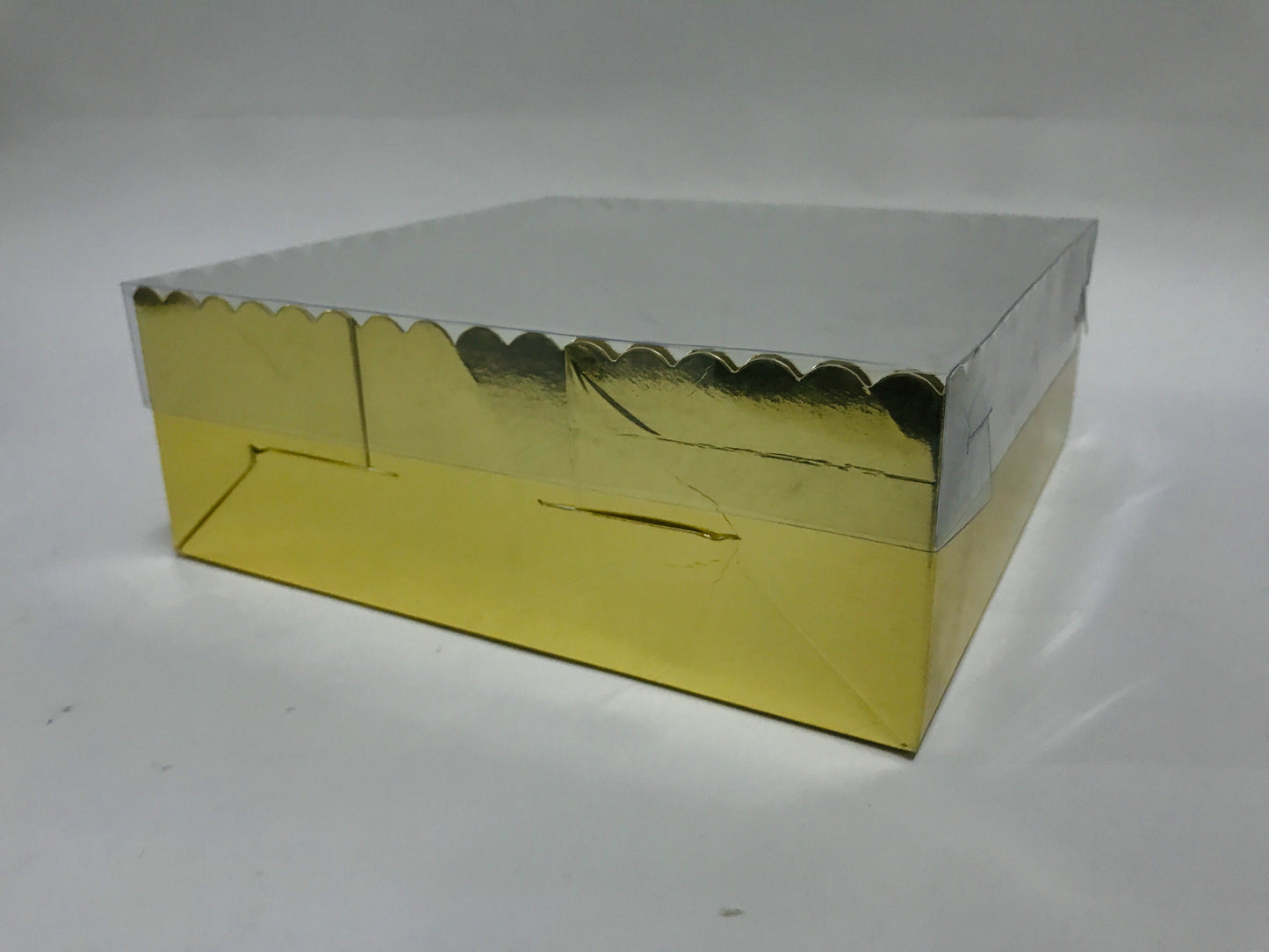Transparent Box with Clear PVC Lid (10x10x3 inches) – Perfect for Gifts, Sweets, and Brownies