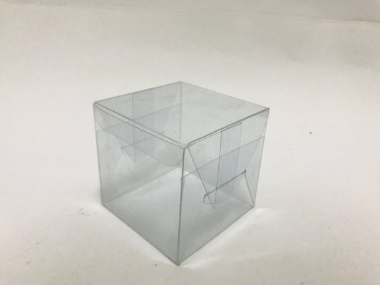 Transparent PVC Candle Box (2.5"x2.5"x2.5") – Premium Gift Box for Candles & Small Items