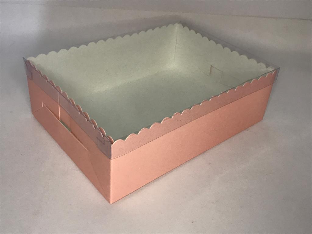 Transparent Box with Clear Top (6"x9"x3") – Premium PVC Packaging for Sweets, Cupcakes, and Gifts