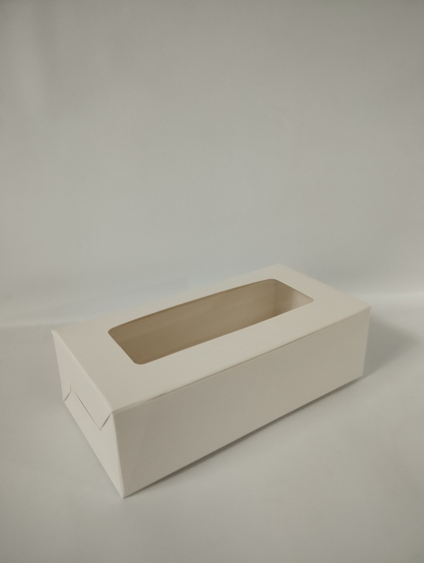 White Bakery Box for Bread & Cakes (8.25x4.5x2.5 inches)