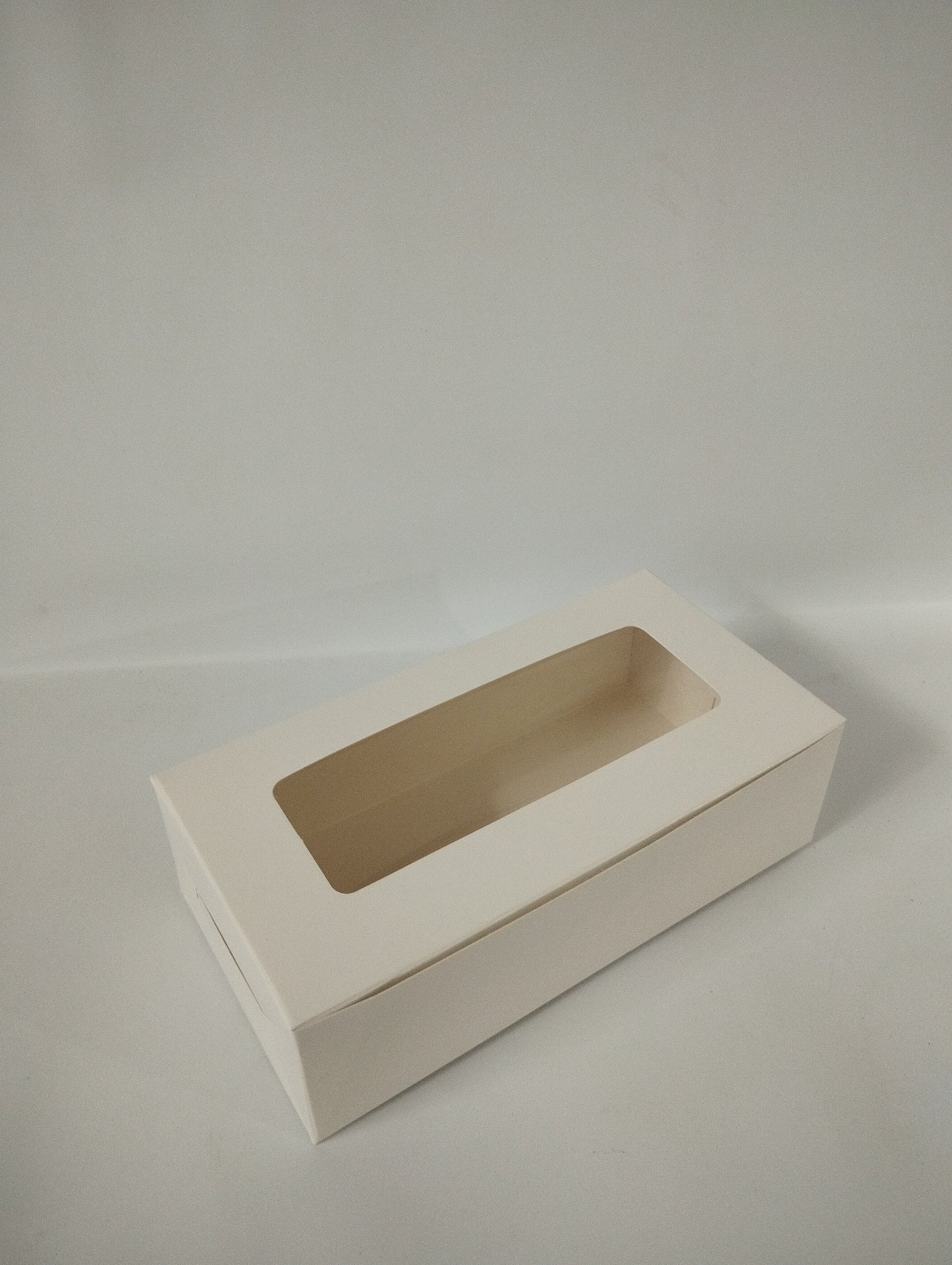 White Bakery Box for Bread & Cakes (8.25x4.5x2.5 inches)