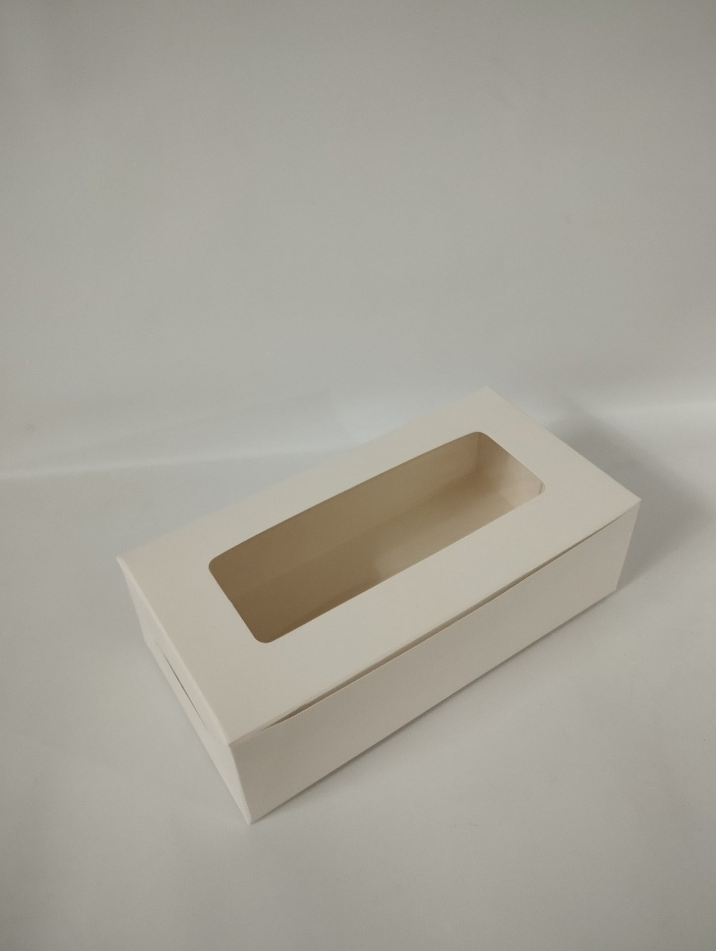 White Bakery Box for Bread & Cakes (8.25x4.5x2.5 inches)