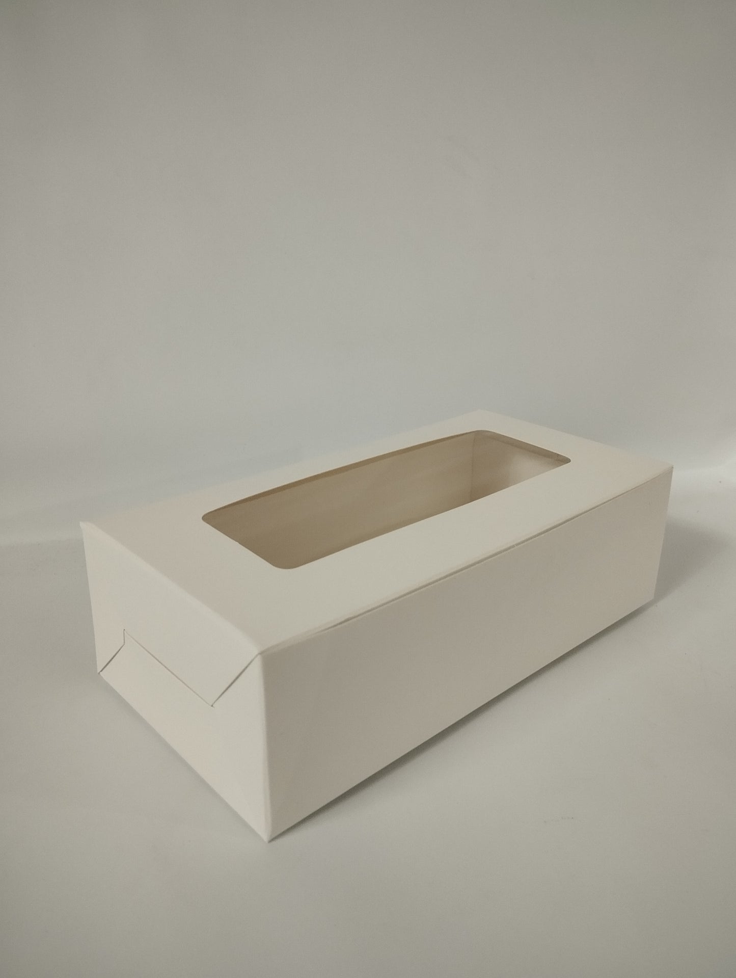 White Bakery Box for Bread & Cakes (8.25x4.5x2.5 inches)
