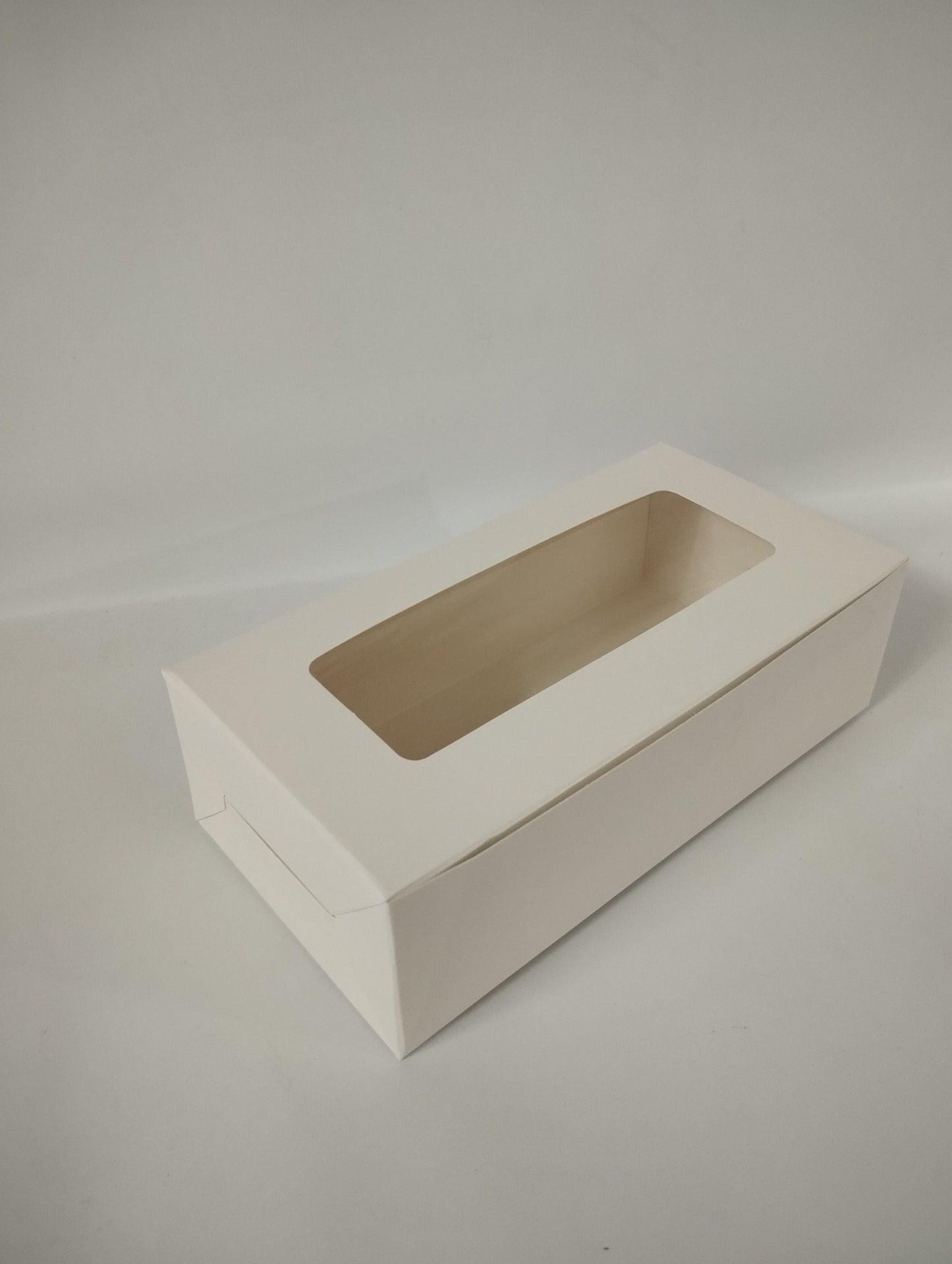 White Bakery Box for Bread & Cakes (8.25x4.5x2.5 inches)