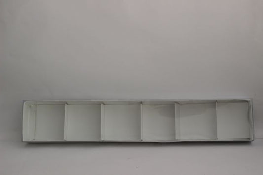 Transparent Box with PVC Lid (6 Compartments) – Premium Packaging for Brownies, Gifts, and Sweets