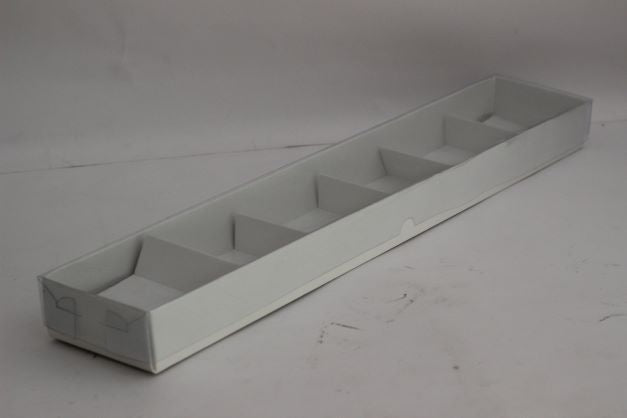 Transparent Box with PVC Lid (6 Compartments) – Premium Packaging for Brownies, Gifts, and Sweets