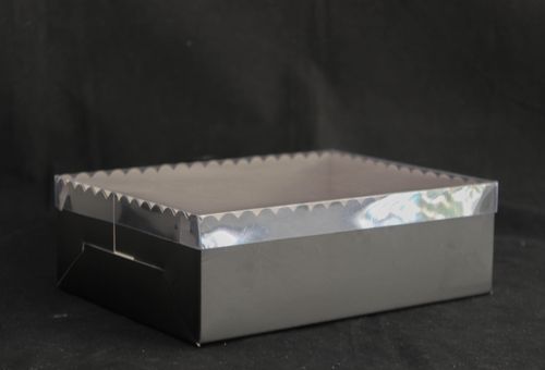 Transparent Box with Clear Top (12x9x3 inches) – Premium Packaging for Sweets, Gifts, Brownies, Cupcake and More
