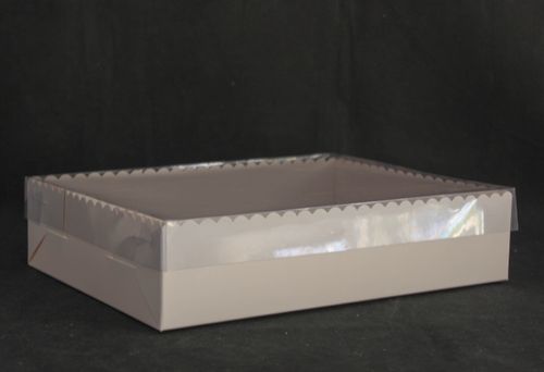 Transparent Box with Clear Top (12x9x3 inches) – Premium Packaging for Sweets, Gifts, Brownies, Cupcake and More