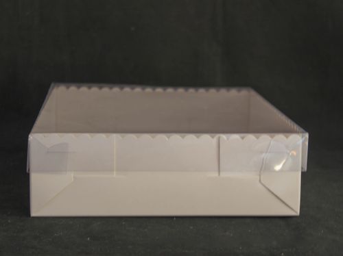 Transparent Box with Clear Top (12x9x3 inches) – Premium Packaging for Sweets, Gifts, Brownies, Cupcake and More