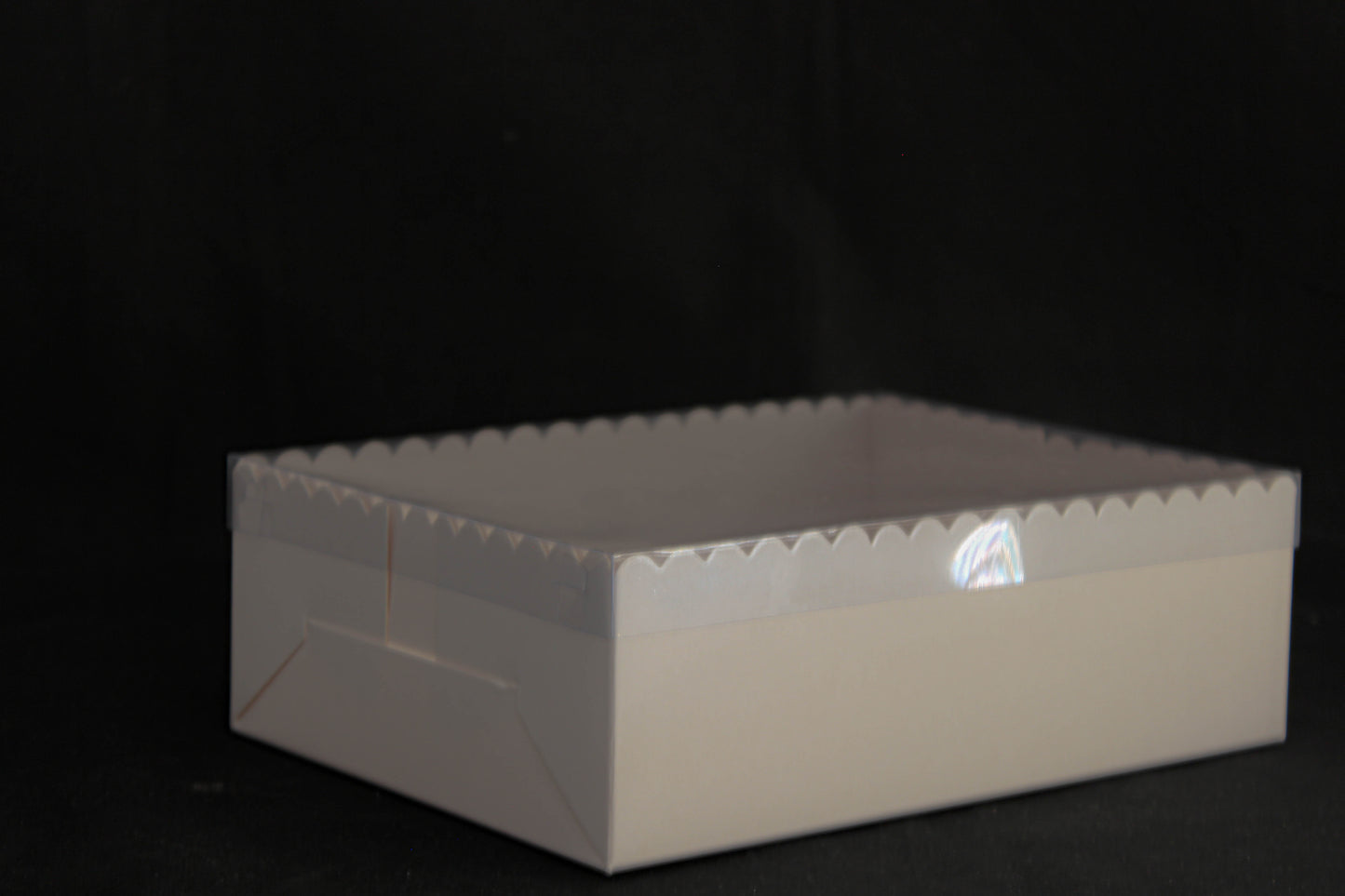 Transparent Box with Clear Top (6"x9"x3") – Premium PVC Packaging for Sweets, Cupcakes, and Gifts
