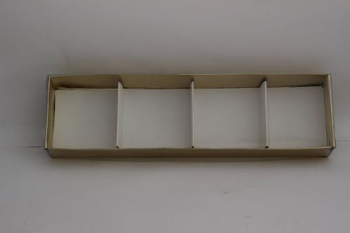 Transparent Box with PVC Lid (4 Compartments) – Premium Packaging for Brownies, Gifts, and Sweets