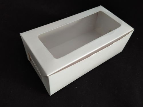 Small bakery box for mini macaroons, chocolates and khajoor (5x2x1.5)