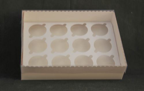Transparent Box with Clear Top (12x9x3 inches) – Premium Packaging for Sweets, Gifts, Brownies, Cupcake and More