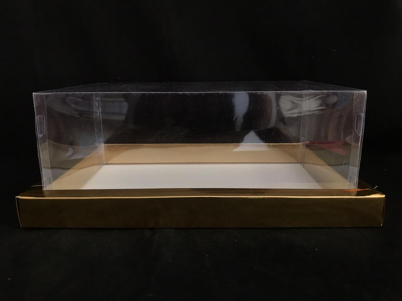 Premium Transparent Gift Box (14"x9"x6") –& PVC Packaging for Cakes, Gifts & Special Occasions