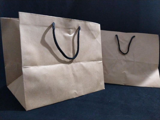 Kraft Paper Cake Bags (3 Sizes) – Eco-Friendly Packaging for Cakes & Pastries Boxes