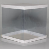 Multicolor Transparent PVC Box for Cakes and Gifts (12"x12"x12") 2