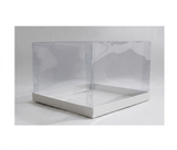 Multicolor Transparent Gift Box for Cakes & Gifts (10"x10"x7") Inches 2