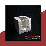Bakery Gift Box For Sweets, Cupcake & Candles- 4x4 inches 13