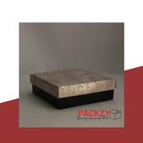 Bakery Gift box for sweets, mithai and chocolates in Printed Black & grey design 5