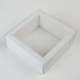 Transparent Pvc Sweet Gift box with 4 Removable Compartments (4" x 4" x 2") 5