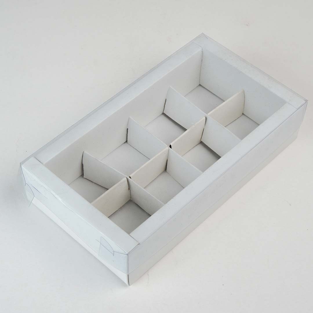 Sweet Gift Box with 8 Removable Compartments (8"x4"x2") 4