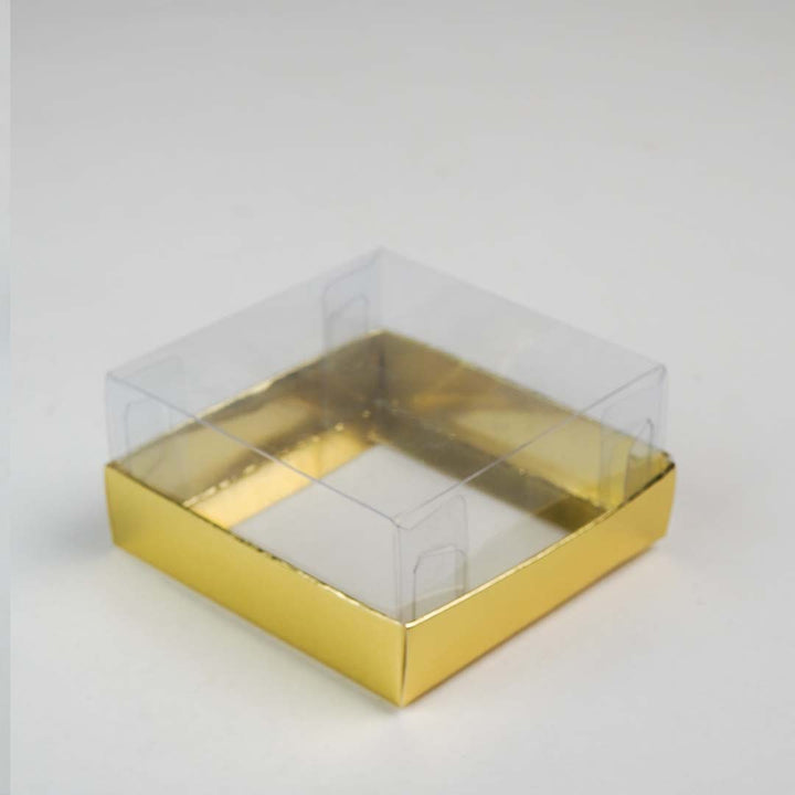 Transparent Gift Box for brownies Sweets & Gifts (4"x4"x2")
