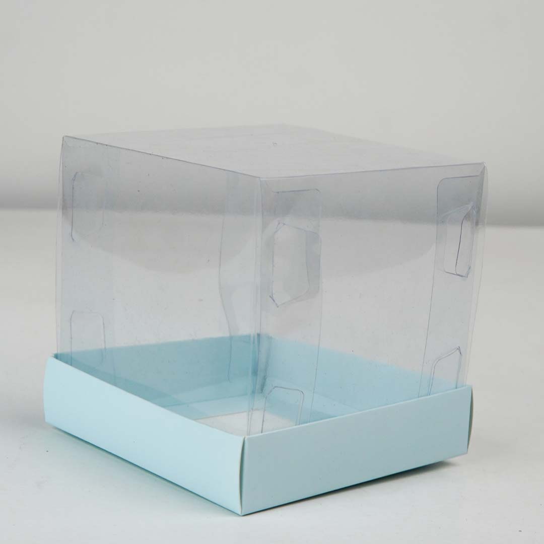 Transparent Gift Box for Cakes, Sweets & Gifts (6"x6"x6") 6