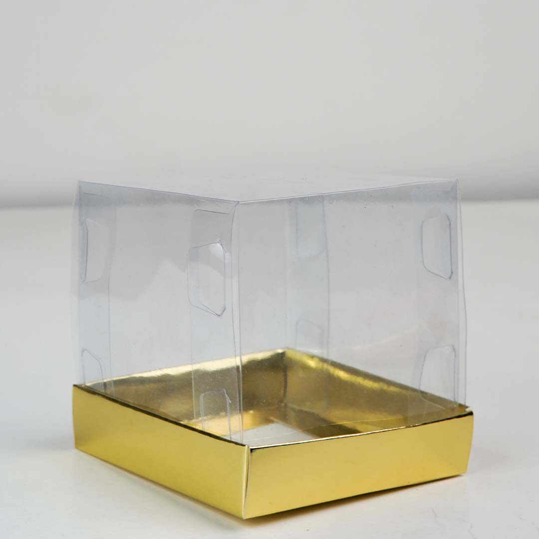 Transparent Gift Box for Cakes, Sweets & Gifts (6"x6"x6") 7