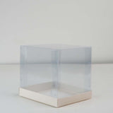 Transparent Gift Box for Cakes, Sweets & Gifts (6"x6"x6")
