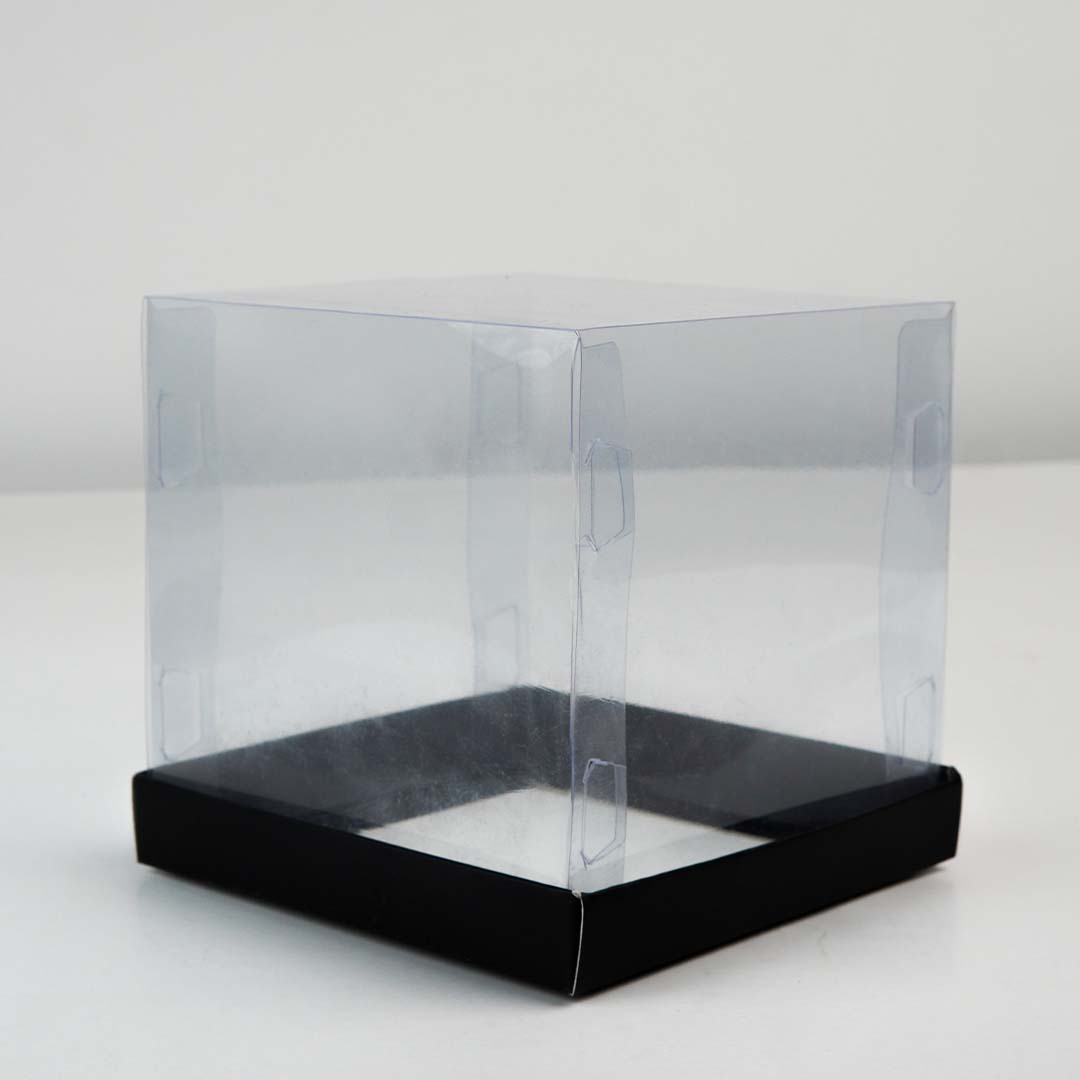 Transparent Gift Box for Cakes, Sweets & Gifts (6"x6"x6") 5