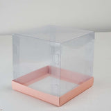 Transparent Gift Box for Cakes, Sweets & Gifts (6"x6"x6") 3