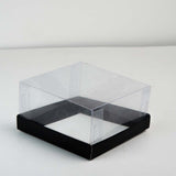 Transparent Gift Box (6"x6"x3") – 5-Sided PVC Packaging for Cakes, Sweets & Gifts 2