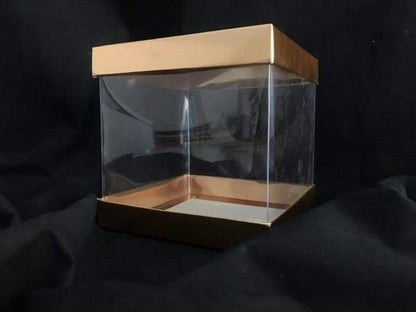 transparent gift box 8x8x8