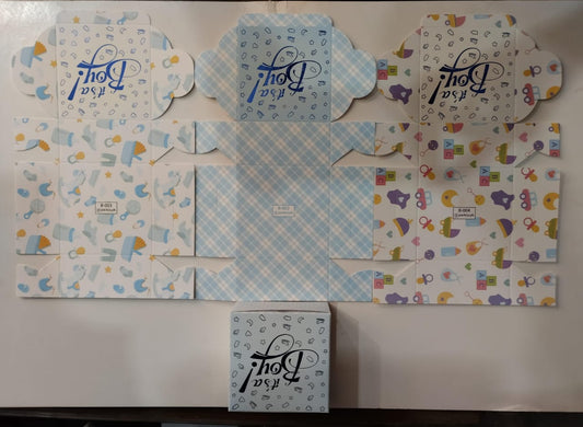 Birth Announcement Gift Box: "It's A Boy" – Custom Baby Box Packaging