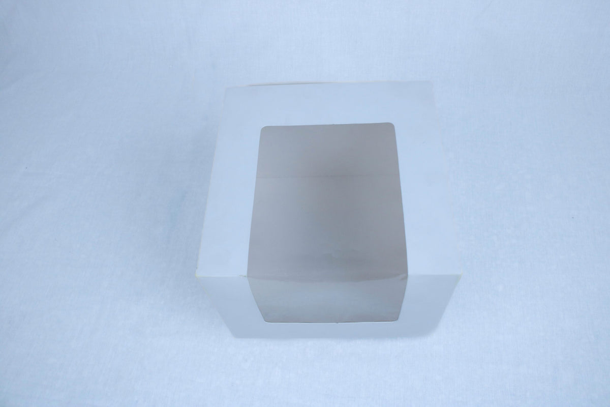 White bakery Box for Tall heighted cakes (8"x 8" x 6") 2