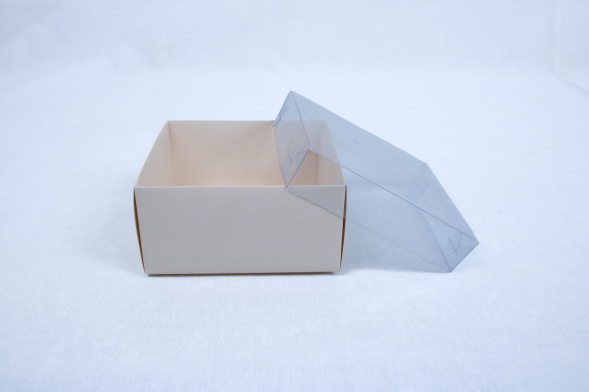 Transparent Box with Clear Top (4x4x2 inches) 4