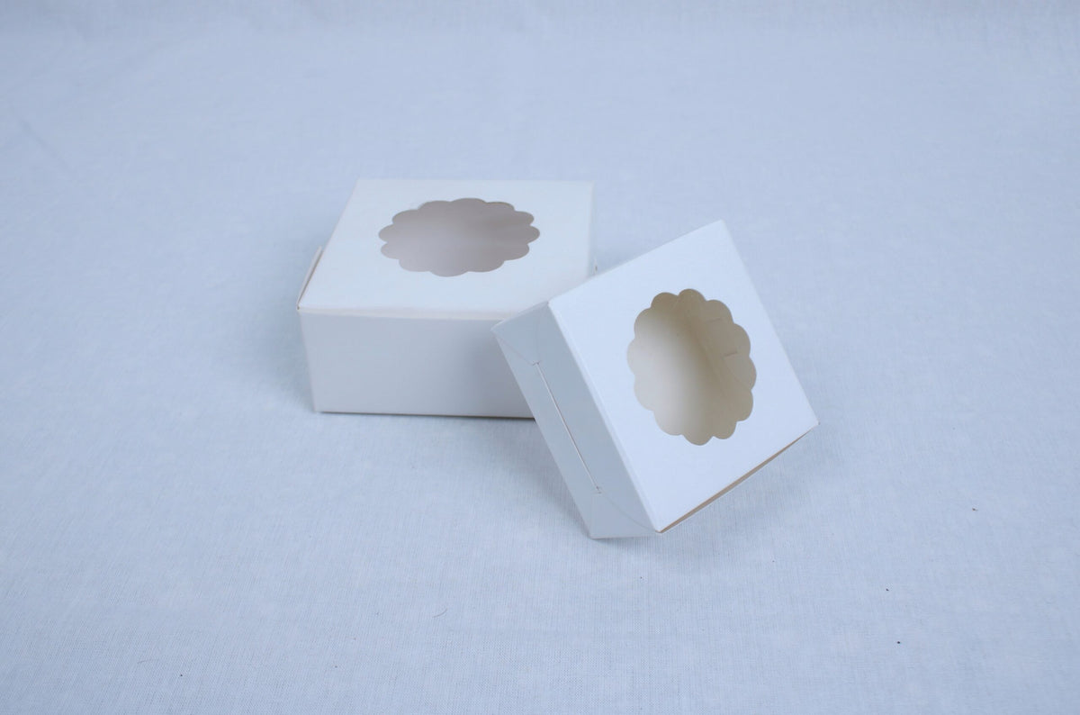 Small Pvc Bakery Gift Box for Brownie Bites, Candles & other small items (3x3x1.5 Inches) 4