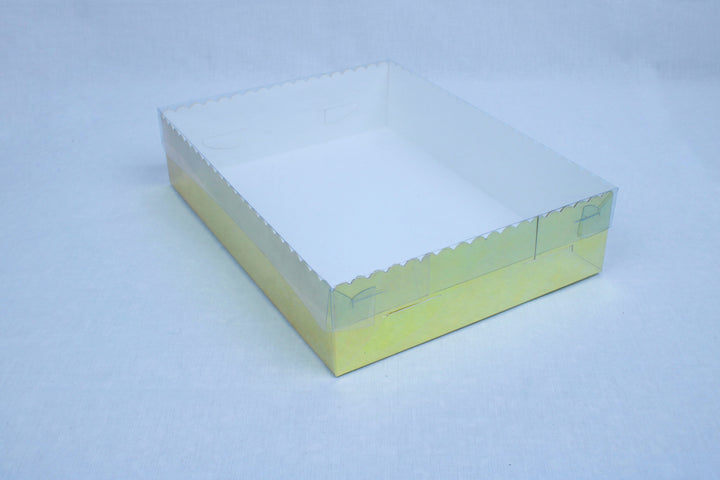 Transparent Gift Box for cupcakes, brownies and dresses (12x9x3 inches)