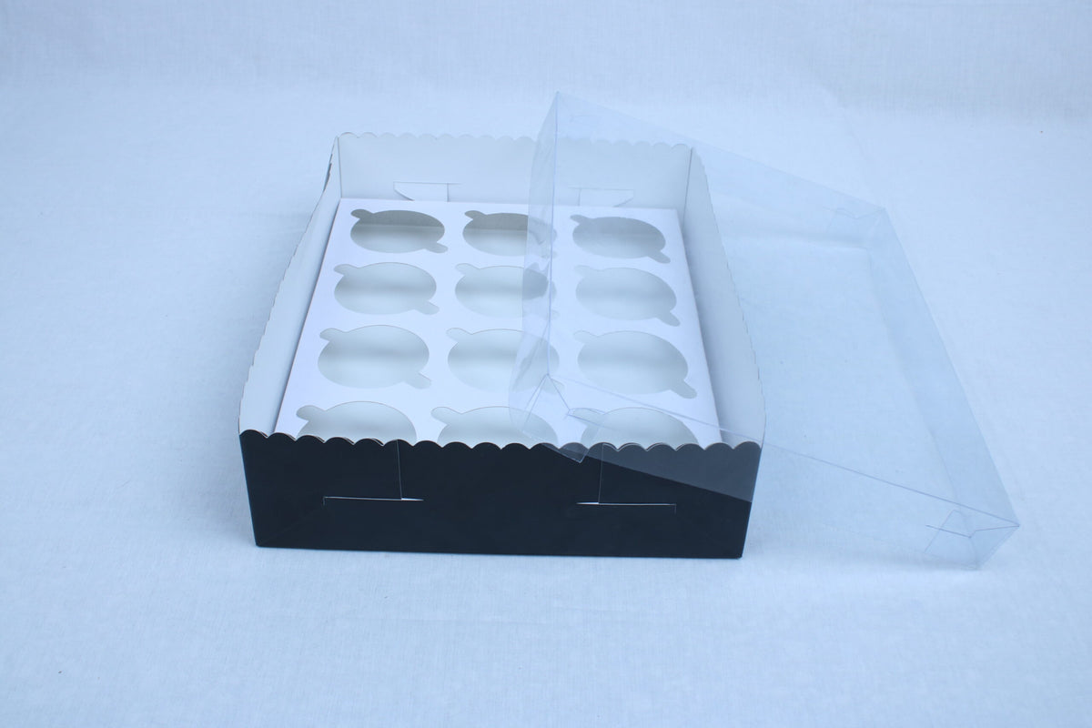 Transparent Gift Box for cupcakes, brownies and dresses (12x9x3 inches) 5