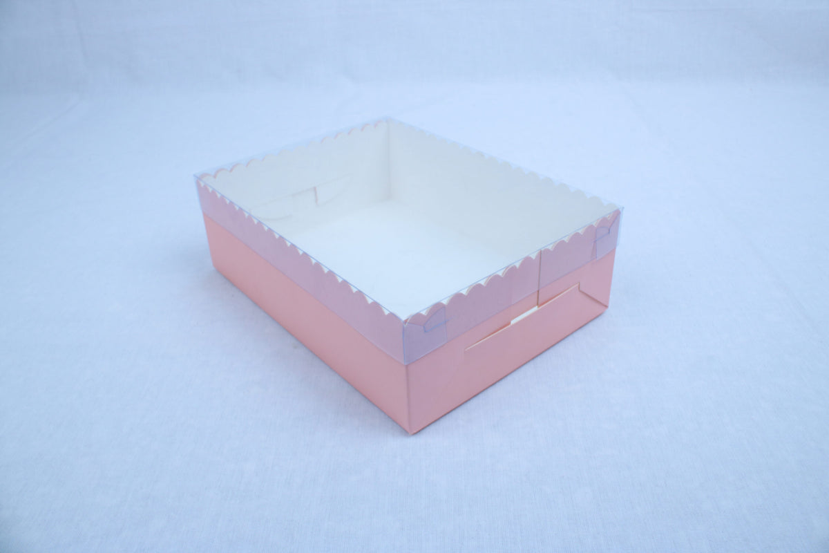 Multi-Color Transparent Pvc Lid Gift Box (6x9x3) 7