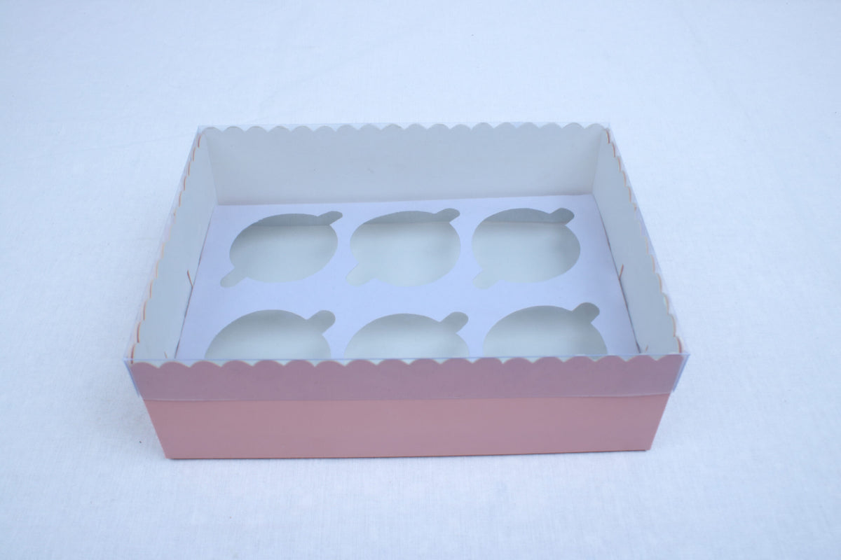 Multi-Color Transparent Pvc Lid Gift Box (6x9x3) 6