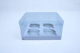 Transparent Cupcake Box for 4 Cupcakes 2