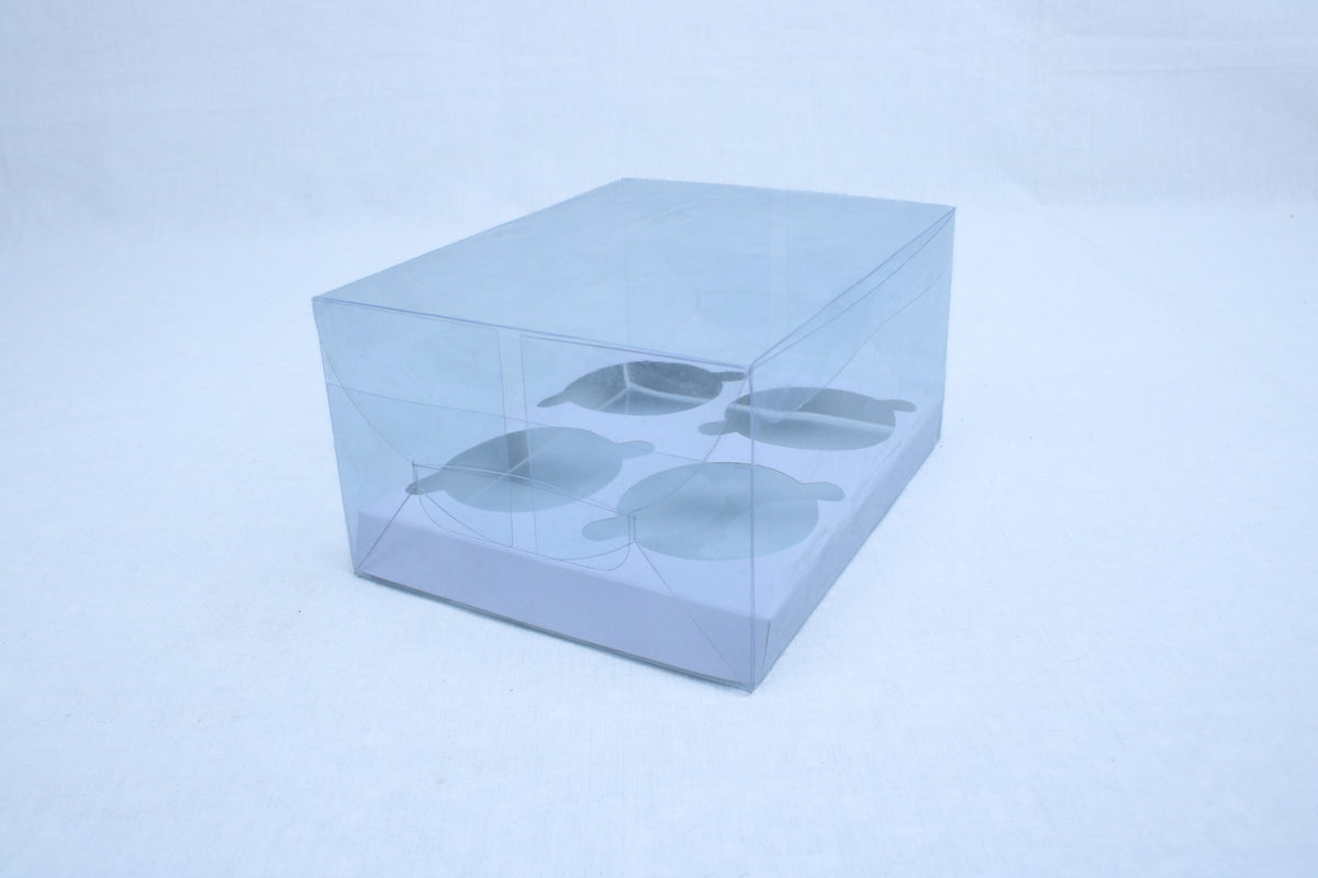 Transparent Cupcake Box for 4 Cupcakes 3