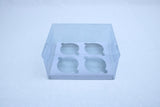 Transparent Cupcake Box for 4 Cupcakes 4