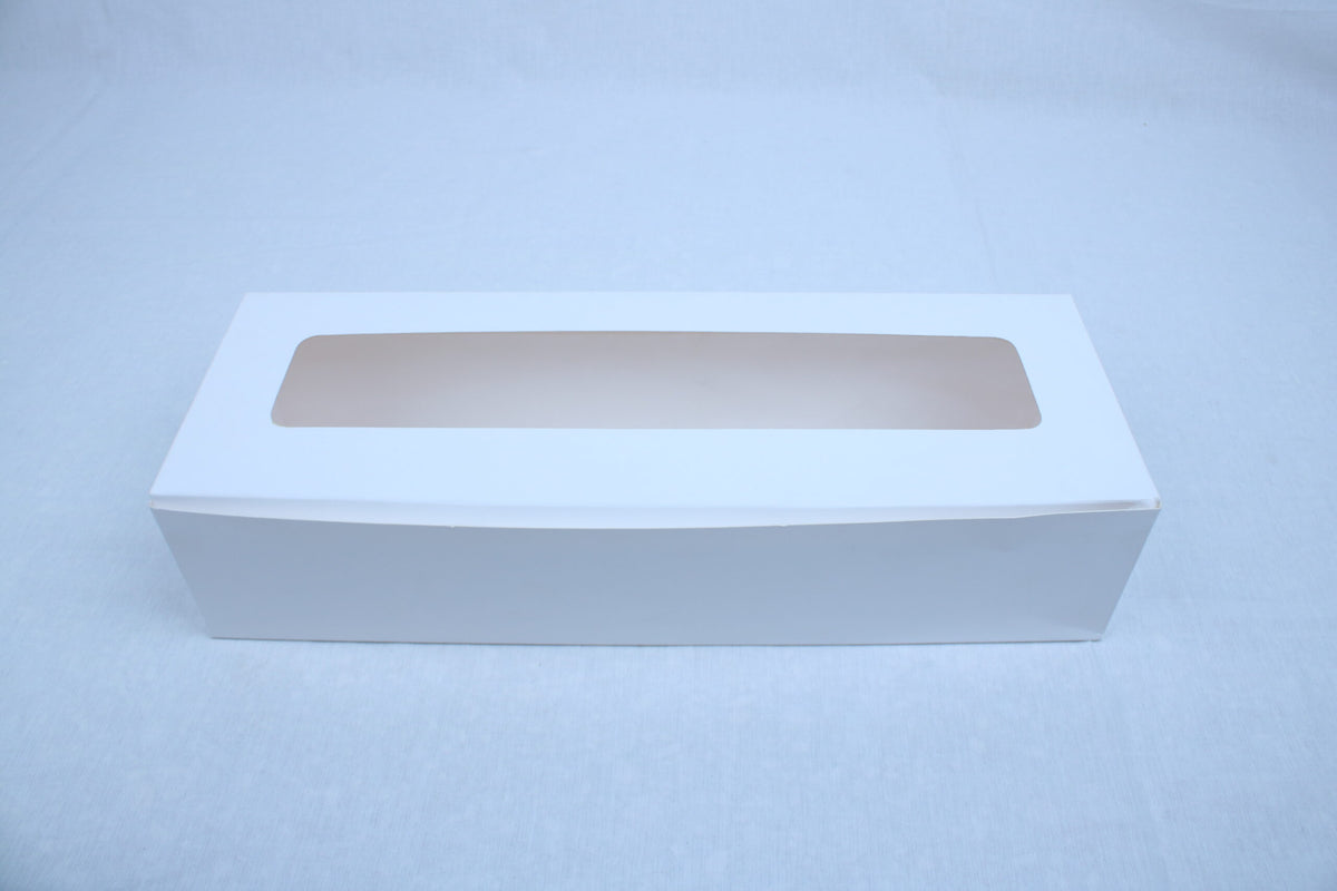 White Bakery box for large Bread and loaf (16x4x4 inches) 2