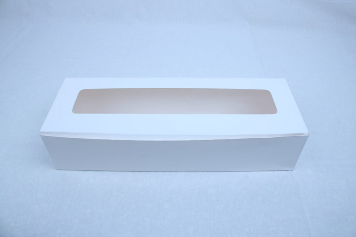 White Bakery box for large Bread and loaf (16x4x4 inches) 2