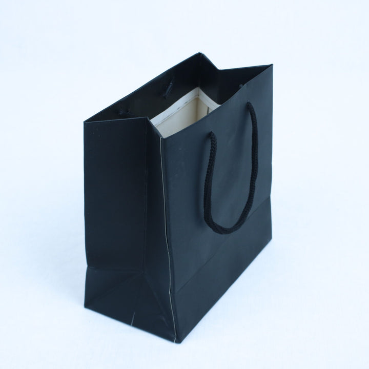 black paper bag
